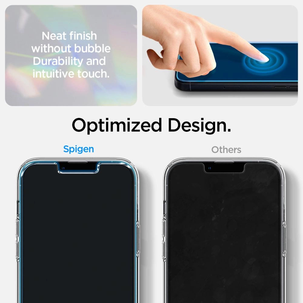 Spigen Crystal Case og tempereret glas sæt til iPhone 14 Plus - Clear