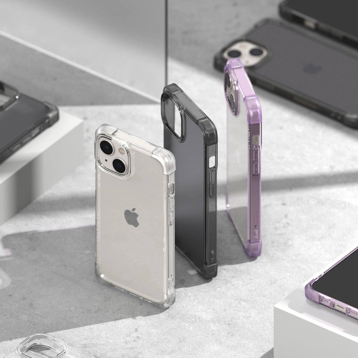 Ringke Fusion Bumper Case til iPhone 14 Plus grå