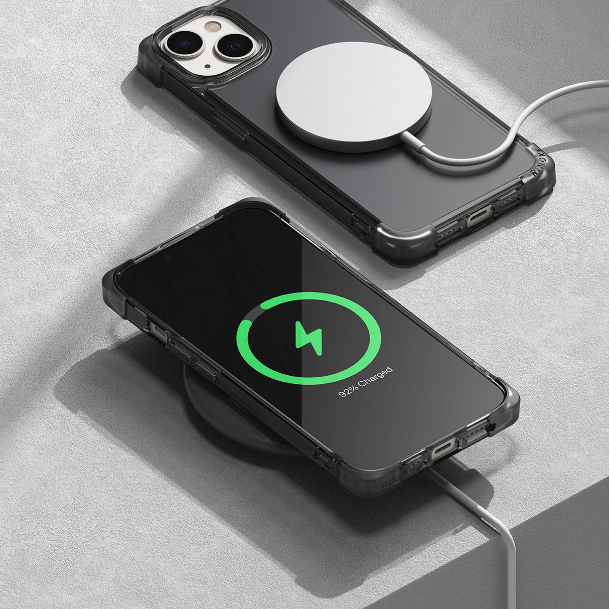 Ringke Fusion Bumper Case til iPhone 14 Plus grå