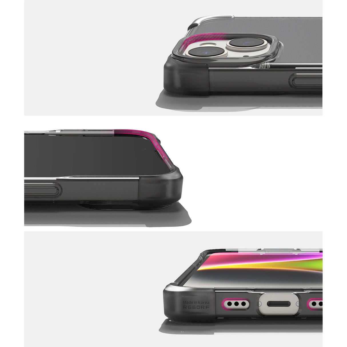 Ringke Fusion Bumper Case til iPhone 14 Plus grå