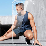 Ugreen Gel Bright Cushion beskyttelsesfoder til iPhone 14 Plus Transparent (LP602)