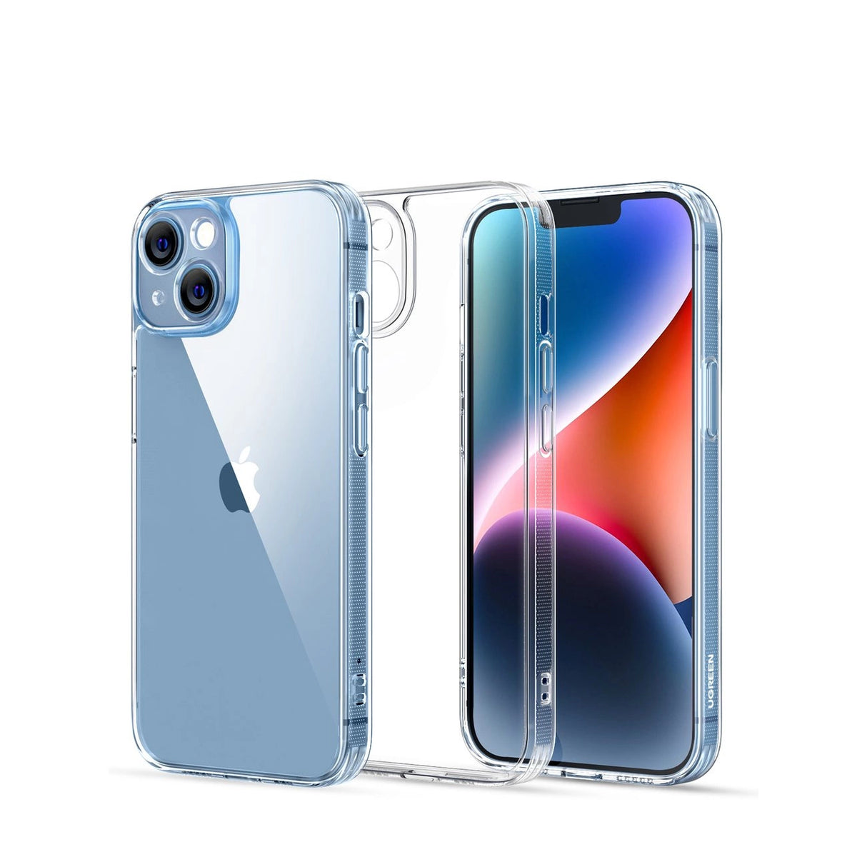 Ugreen Classy Clear Enhanced Protective Protective Case for iPhone 14 Plus Transparent (LP618) med Gel Frame Classy Clear Enhanced Protective Case