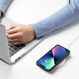 Ugreen LP626 Silky Silicone Protective Case Rubber Flexible Silicone Phone Case til iPhone 14 Plus Sort (90920)