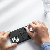 Ugreen LP626 Silky Silicone Protective Case Rubber Flexible Silicone Phone Case til iPhone 14 Plus Sort (90920)