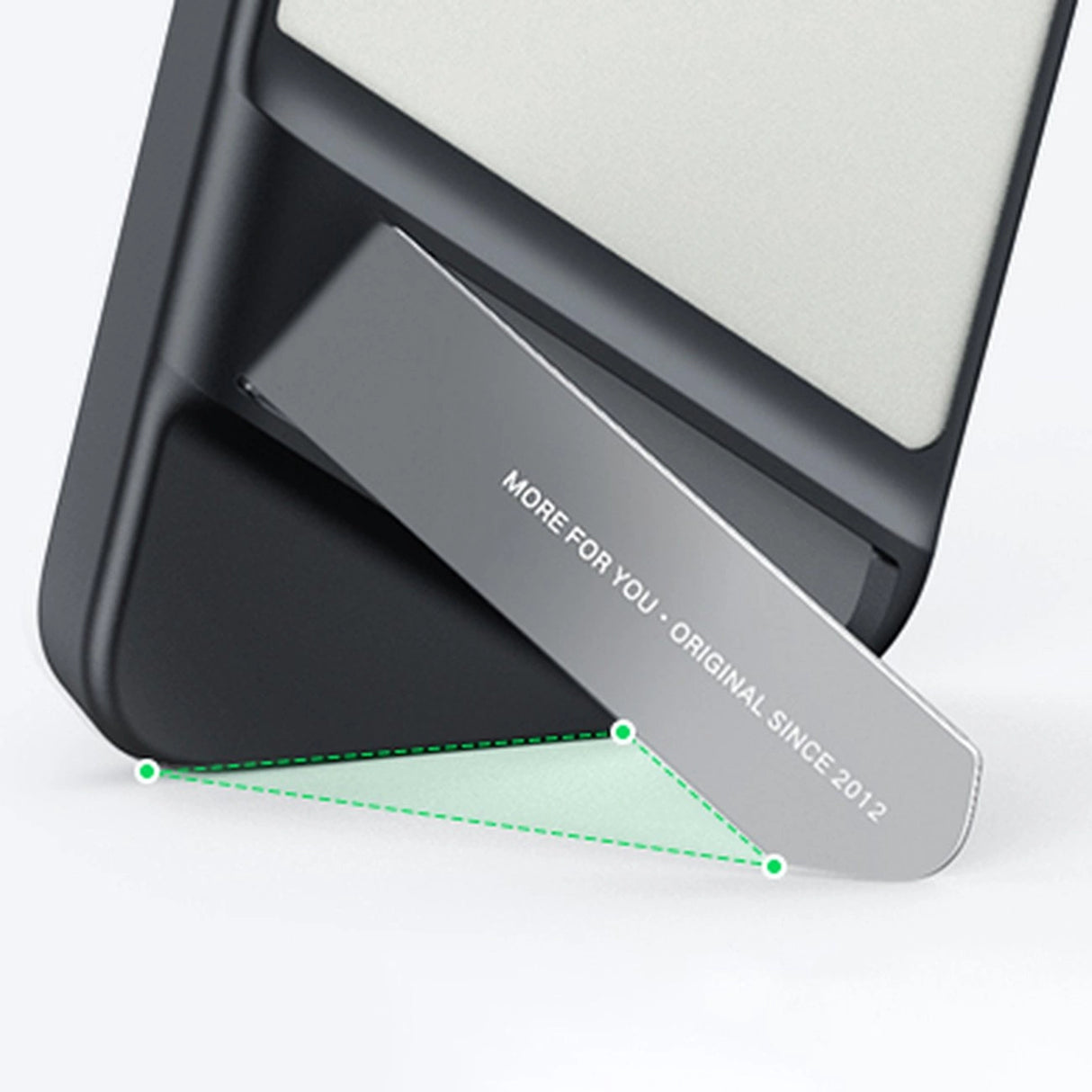 Ugreen LP635 Kickstand Protective Case Hard Cover med Gel Frame og Indbygget Stativ til iPhone 14 Pro Black (90926)