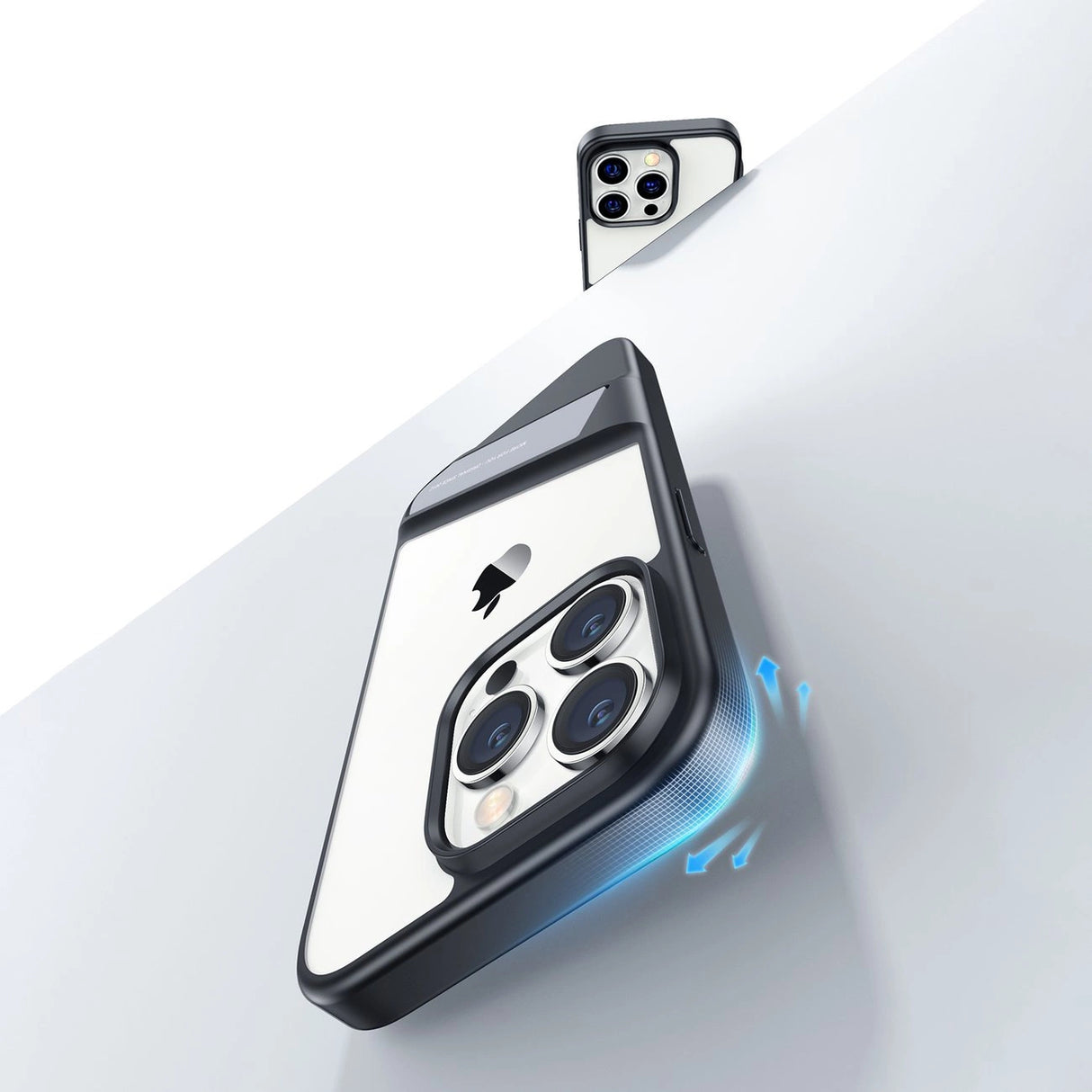 Ugreen LP635 Kickstand Protective Case Hard Cover med Gel Frame og Indbygget Stativ til iPhone 14 Pro Black (90926)