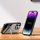 Ugreen LP635 Kickstand Protective Case Hard Cover med Gel Frame og Indbygget Stativ til iPhone 14 Pro Black (90926)