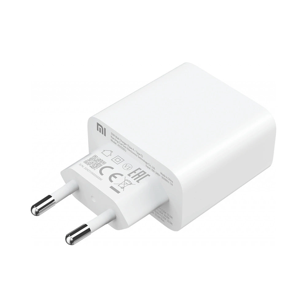 Xiaomi Travel Charger Combo hurtigoplader USB-A / USB-C 33W PD hvid (BHR4996GL)