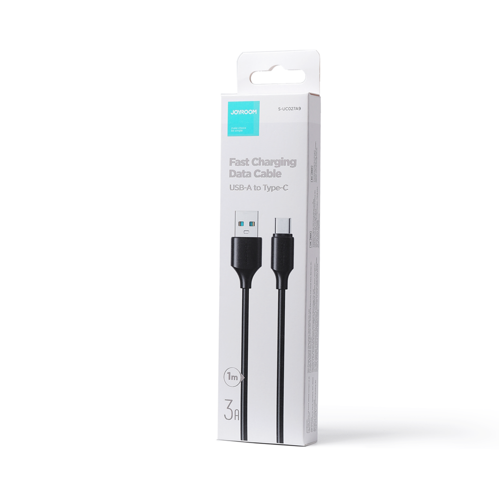 Joyroom Long-Lasting Series A9 USB-A / USB-C 3A cable 1m - black