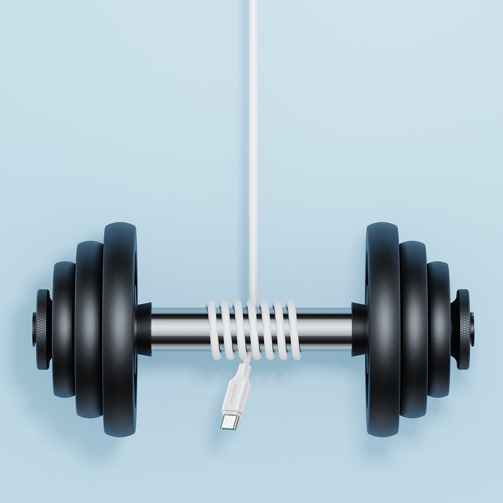 Joyroom Long-Lasting Series A9 USB-A / USB-C 3A kabel 1m - hvid