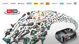 Bosch UniversalRotak plæneklipper 18V 37 cm Intet batteri