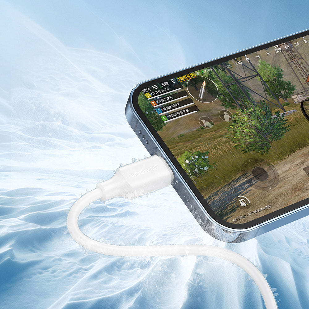 Joyroom Long-Lasting Series A9 USB-A / Lightning 2.4A kabel 1m - hvid