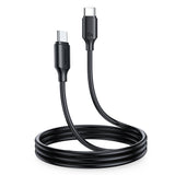 Joyroom Long-Lasting Series A9 USB-C / USB-C PD QC kabel 60W 3A 1m - sort