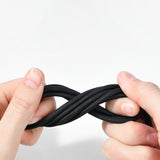 Baseus Tungsten Gold USB-A to USB-C Cable 480Mb/s 100W 2m Black (CAWJ000101)