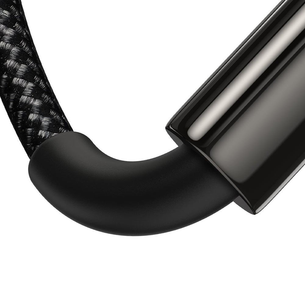 Baseus Tungsten Gold USB-A to USB-C Cable 480Mb/s 100W 2m Black (CAWJ000101)