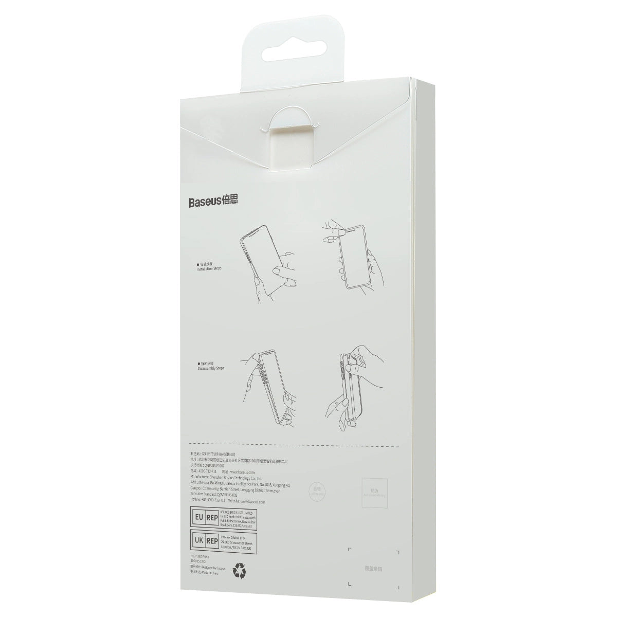Baseus SuperCeramic Series Glass Case Glass Case til iPhone 13 Pro 6.1" 2021 + Rengøringsset