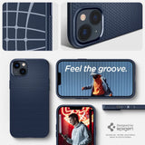 Spigen Liquid Air Case til iPhone 14 Plus - Blå