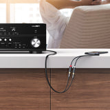 Ugreen audio adapter jack 3,5 mm mandlig til 2xRCA kvindelig kabel 0,25m grå (AV109)