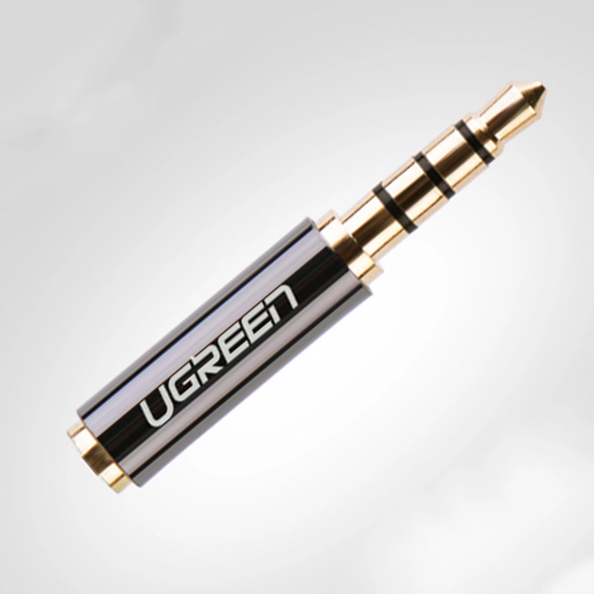 Ugreen audio adapter jack 3,5 mm mand til jack 2,5 mm kvinde sort (20502)