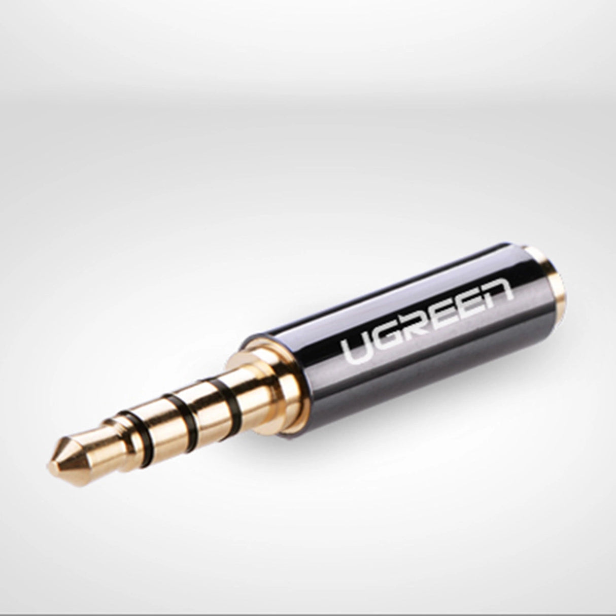 Ugreen audio adapter jack 3,5 mm mand til jack 2,5 mm kvinde sort (20502)