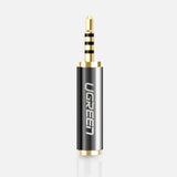 Ugreen audio adapter jack 2,5 mm mand til jack 3,5 mm kvinde sort (20501)