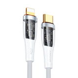 Joyroom Star-Cloud Series A3 USB-C / Lightning Cable 20W 1,2m med Smart Switch - Hvid