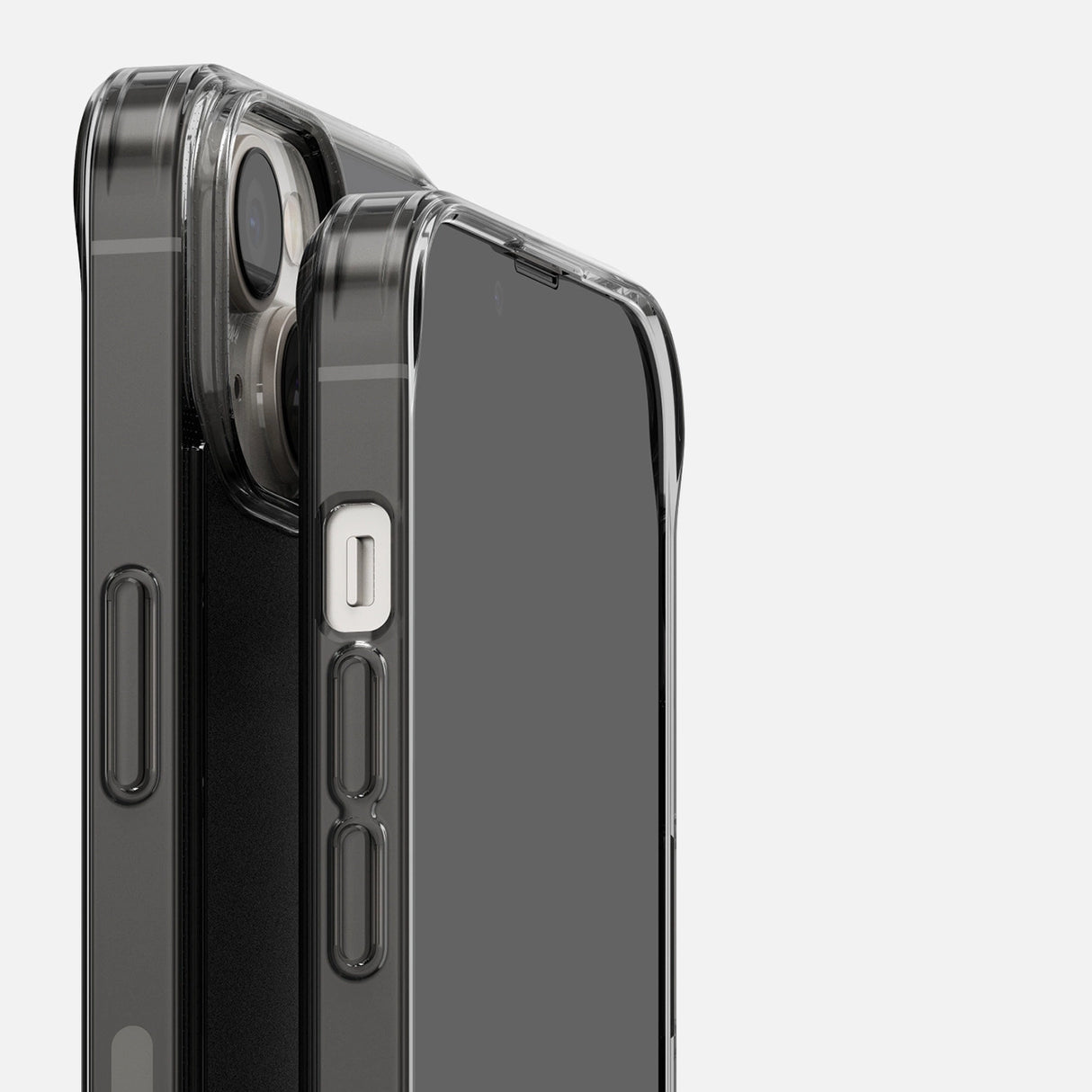 Ringke Fusion Matte case iPhone 14 Plus cover med en gel ramme grå