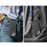 Ringke Fusion Matte case iPhone 14 Plus cover med en gel ramme grå
