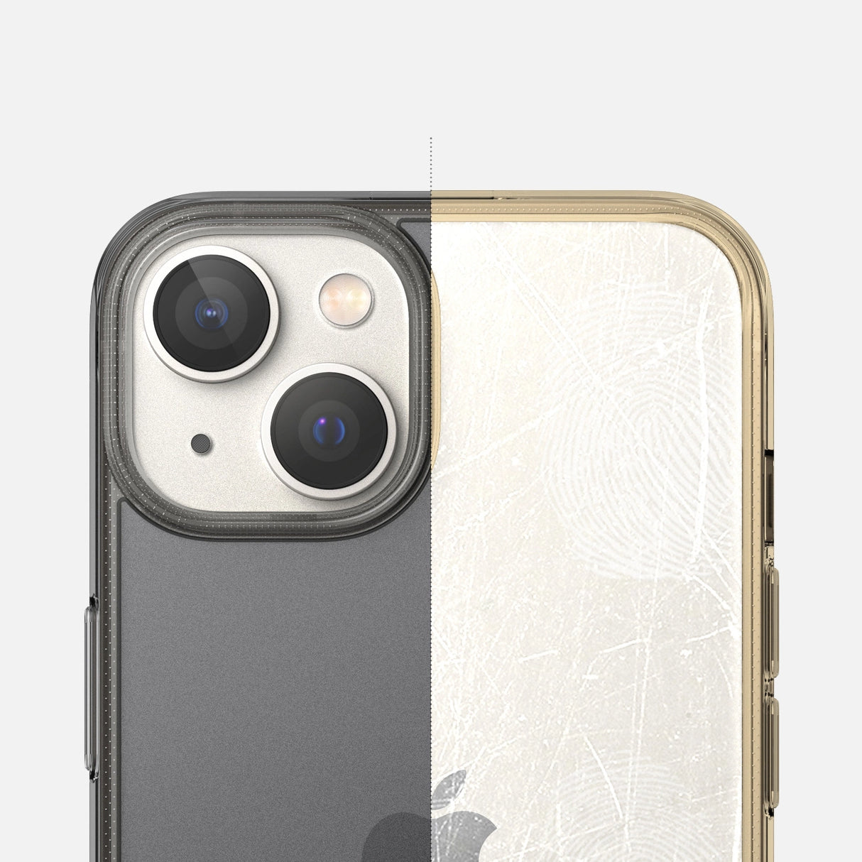 Ringke Fusion Matte case iPhone 14 Plus cover med en gel ramme grå