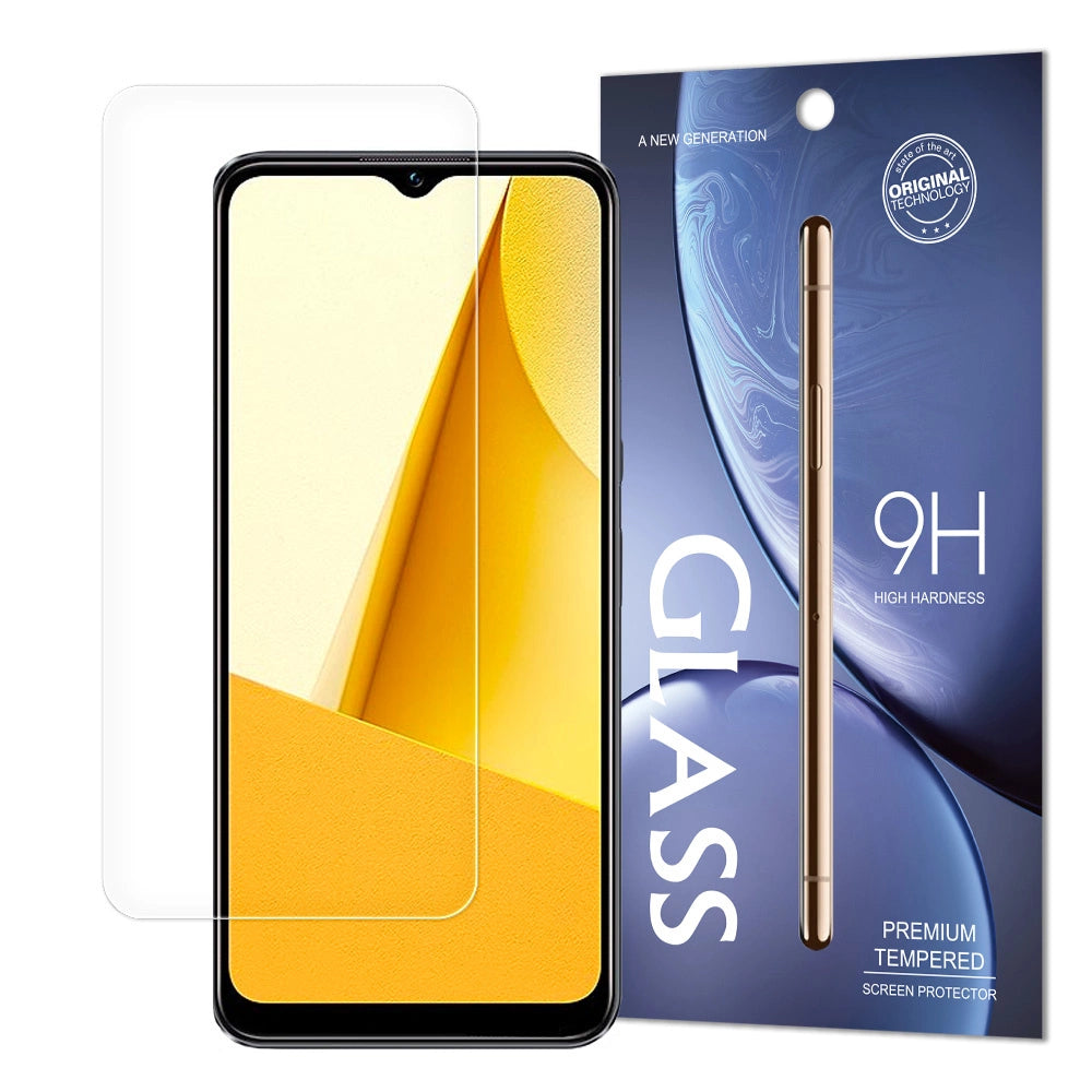 Hærdet glas Vivo Y16 / Y02s hærdet glas 9H hårdhed (emballage - konvolut)