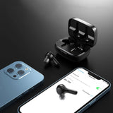 Choetech TWS trådløse hovedtelefoner med solpanel sort (BH-T09)