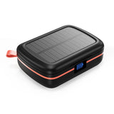 Choetech TWS trådløse hovedtelefoner vandtæt med solpanel og indbygget 2500mAh powerbank sort (BH-T05)
