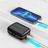 Choetech TWS trådløse hovedtelefoner vandtæt med solpanel og indbygget 2500mAh powerbank sort (BH-T05)