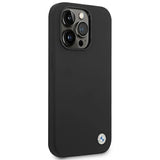 Etui BMW BMHCP14LSILBK iPhone 14 Pro 6,1" sort/sort Silicone Metal Logo