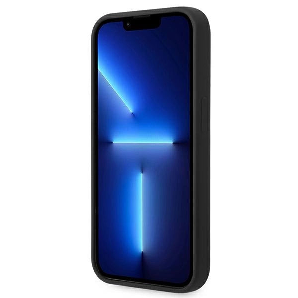 Etui BMW BMHCP14LSILBK iPhone 14 Pro 6,1" sort/sort Silicone Metal Logo