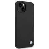 Case BMW BMHCP14MSILBK iPhone 14 Plus 6.7" sort/sort Silicone Metal Logo