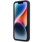 Case BMW BMHCP14MSLLBK iPhone 14 Plus 6.7 " sort / sort læderstempel