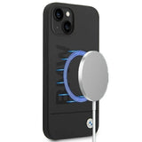 Case BMW BMHMP14MSLBLBK iPhone 14 Plus 6.7 " sort / sort hardcase Silicone Signature Logo Magsafe