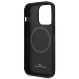 Etui BMW BMHMP14XSLLBK iPhone 14 Pro Max 6,7" sort/sort hårdkasse Signatur Logo Imprint Magsafe