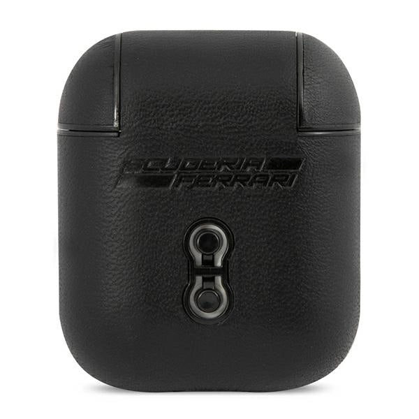 Ferrari FESA2LEBK AirPods cover sort/sort On Track læder
