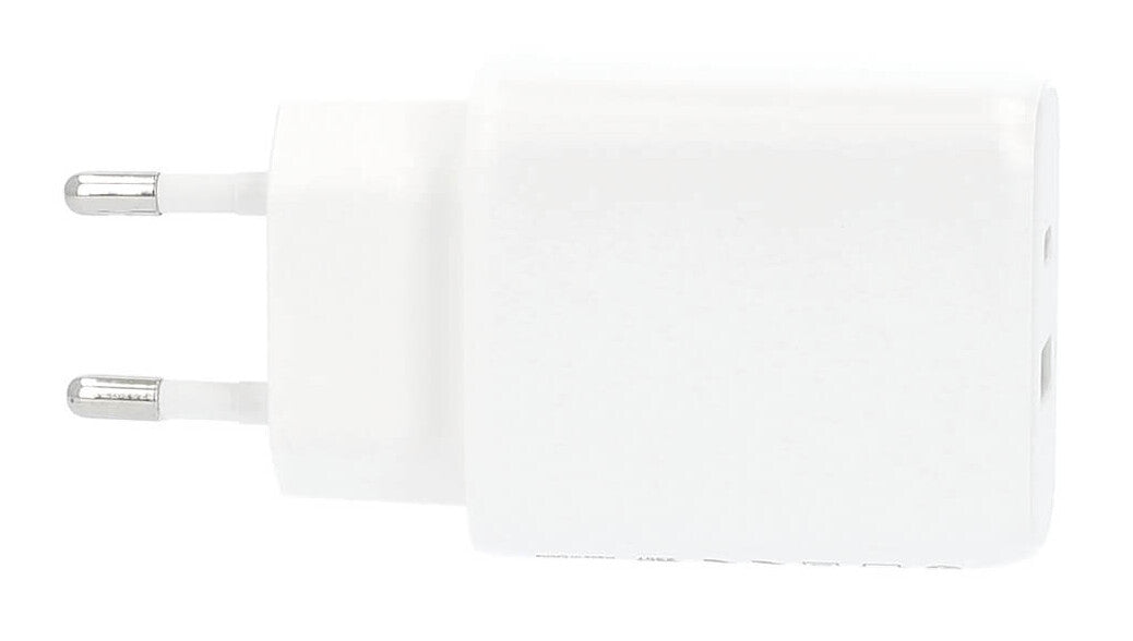 Gear Lader 220V 1xUSB-C + 1xUSB-A PD/PPS 25W + 18W QC Hvid