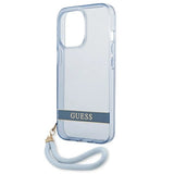 Guess GUHCP13LHTSGSB iPhone 13 Pro / 13 6,1 "blå / blå hardcase gennemsigtige Stap