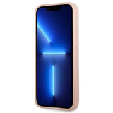 Guess GUHCP13LPSATPP iPhone 13 Pro / 13 6.1 "pink / pink hardcase SaffianoTriangle Logo Cardslot