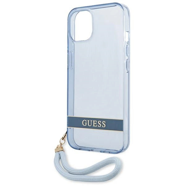 Guess GUHCP13MHTSGSB iPhone 13 6.1 "blå / blå hardcase gennemsigtige Stap