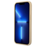 Guess GUHCP13SPSATLE iPhone 13 mini 5,4 " beige / beige hardcase SaffianoTriangle Logo