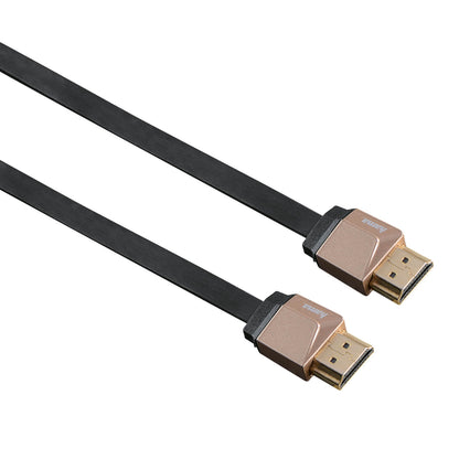 HAMA HDMI Ethernet High Speed Kabel 1,5m Flexi-Slim Guldbelagt PC