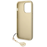 Guess GUHCP14LGF4GBR iPhone 14 Pro 6.1 "brun / brun hardcase 4G Charms Collection