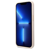 Guess 4G Vintage Gold Logo-hylster til iPhone 14 Pro - pink