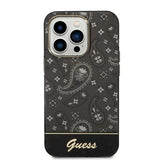 Gæt Bandana Paisley iPhone 14 Pro 6.1" Case - sort