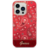 Guess GUHCP14LHGBNHR iPhone 14 Pro 6.1" rød/rød hardcase Bandana Paisley